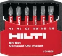 Juego de puntas de atornilladora de impacto de diamante S-BS (IMP)